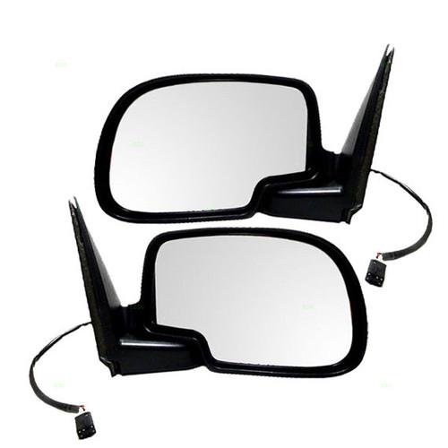 Buy New Pair Set Power Side Mirror Glass Housing Heat Heated Chevy GMC
