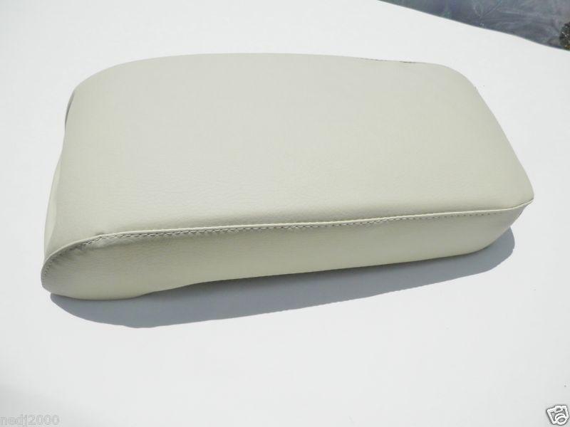 New 2001 to 2006 lexus ls 430 ivory / khaki center armrest storage lid re cover
