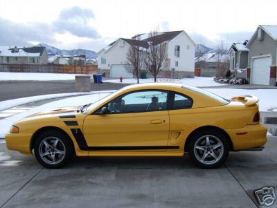 94-98 ford mustang boss style stripes gt cobra v6