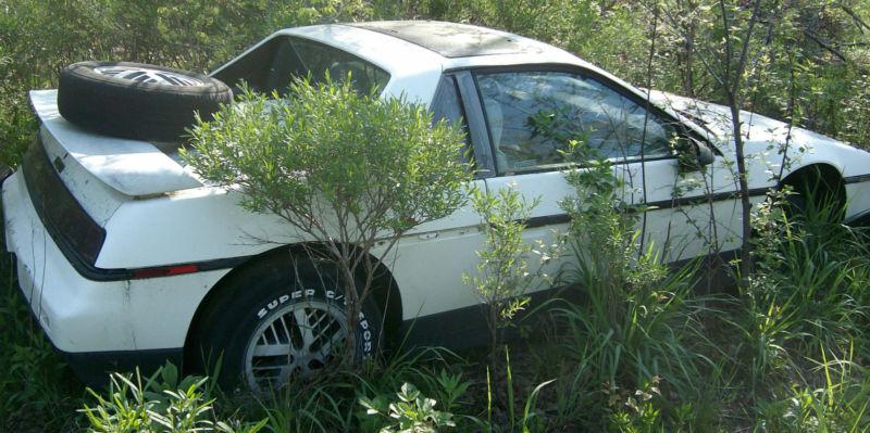 Fiero part cars - 7 cars for parts 