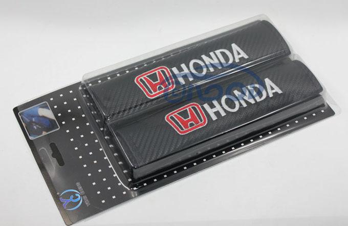 A Pair Sports carbon fiber Car Seat belt Cover Shoulder Pad Pads For Honda , US $19.99, image 6