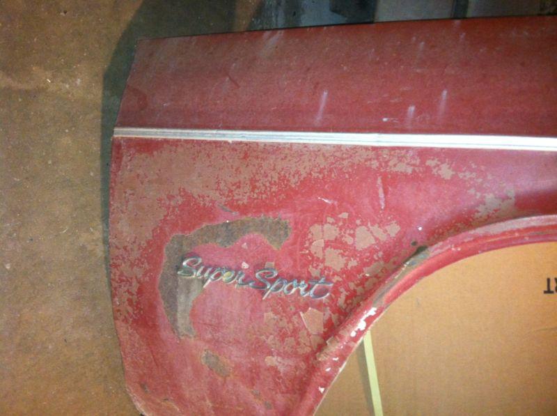 1966 chevy impala ss passenger side fender, US $179.95, image 3