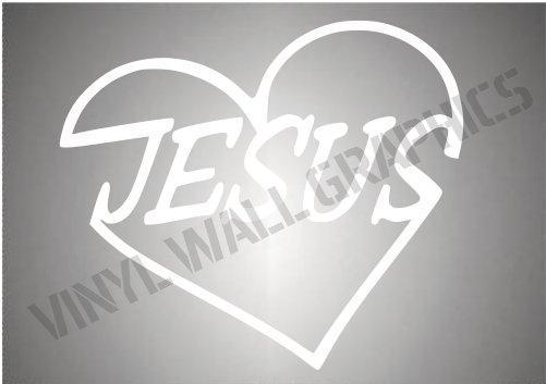 Jesus - christian funny vinyl car window sticker vw drift jdm