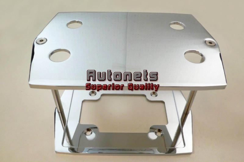 Buy Chromed Smooth Aluminum Optima Battery Tray Group 35 Plain Street