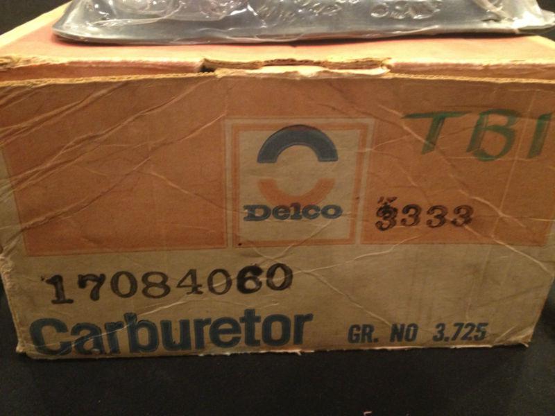 NOS Delco Buick Chevy 1984 EFI Electronic Fuel Injection Carburetor TBI 17084060, US $89.95, image 3