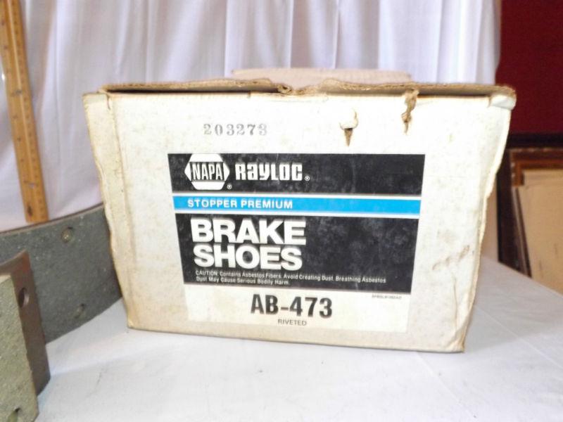 OLD NEW STOCK NAPA RAYLOC AB-473 RIVETED BRAKE SHOES, US $4.99, image 3