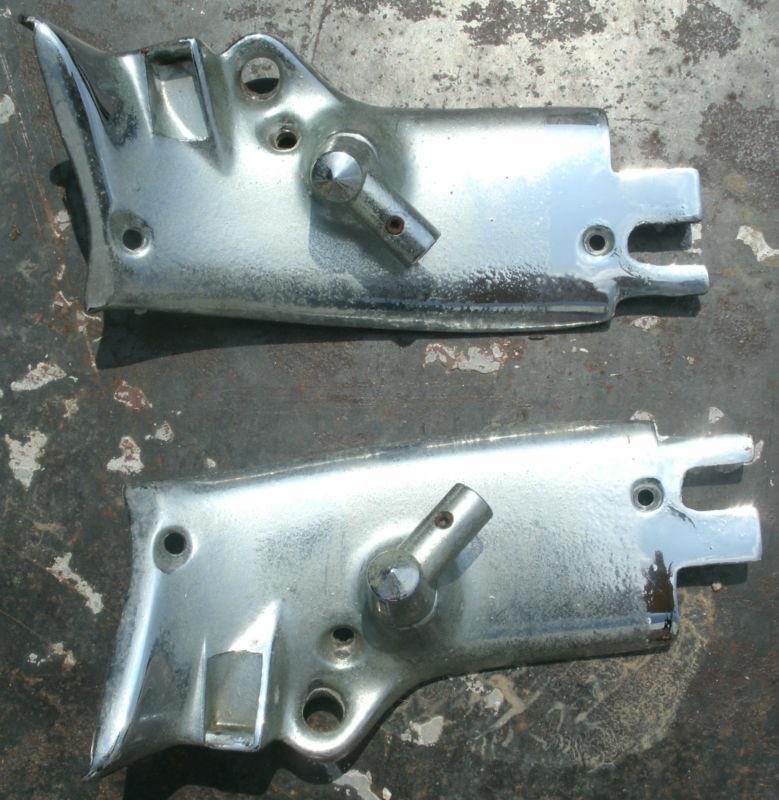 1964 64 65 66 ford mustang convertible sun visor windsheild header pair latch 