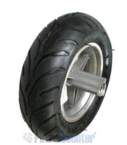 Mini pocket bike racing bike rear wheel with tyre fitted 47cc 49cc racing bikes