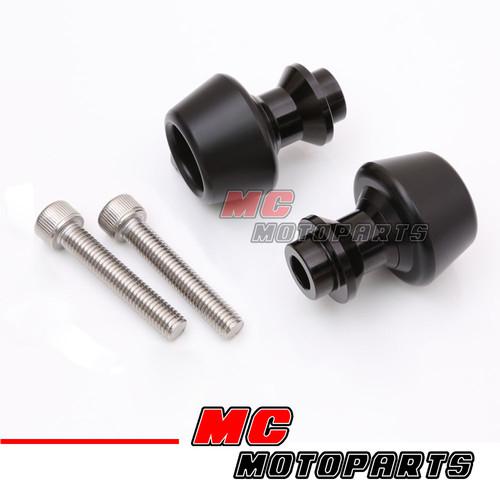 Black cnc billet swingarm spools suzuki gsx650f 08 09 10 11 12 13
