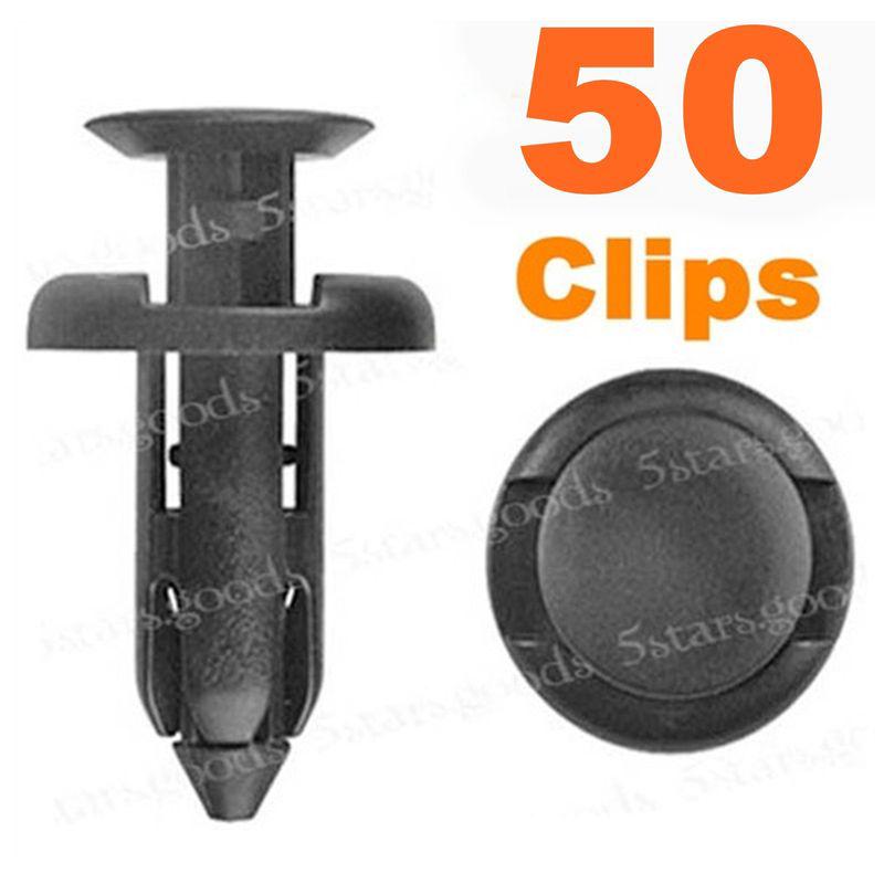 50 pcs 8mm atv fender clips for polaris trail boss predator scrambler sportsman