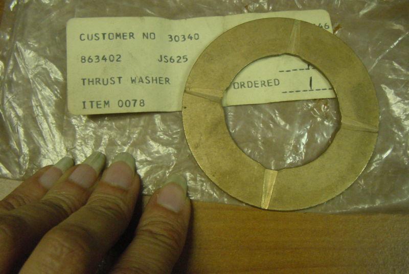 Nos thrust washer jaguar xke v12 s iii w/ automatic transmission borg warner 12