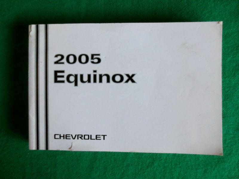 2005 05 Chevrolet Equinox Owners Manual H21, US $14.50, image 2