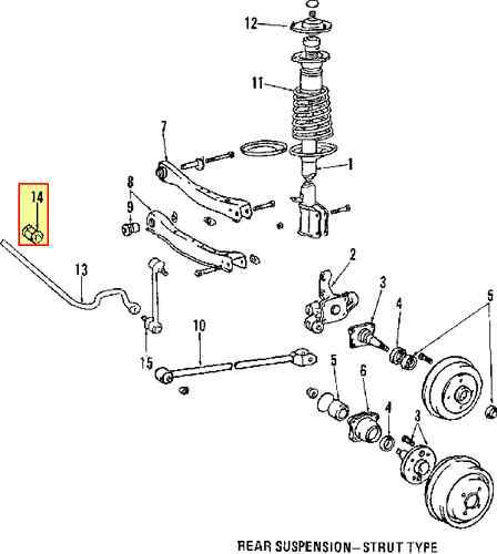 Toyota 4881806090 genuine oem factory original bushings