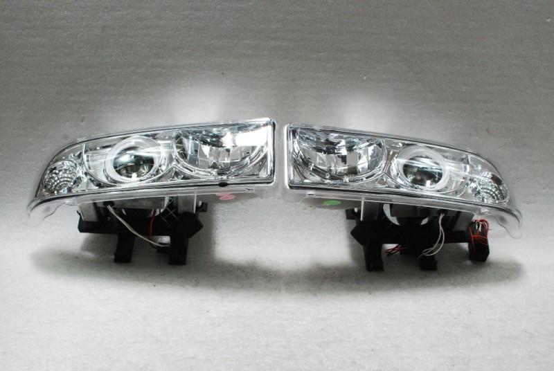 Buy 9804 CHEVY S10 BLAZER CCFL HALO PROJECTOR CHROME HEADLIGHTS LAMPS