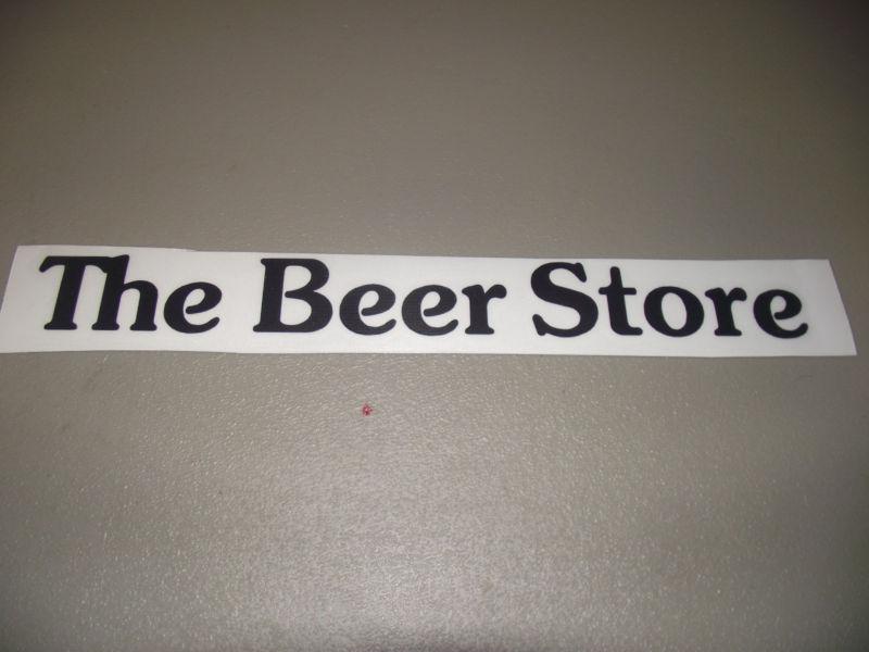 Motorcycle sticker for helmets or toolbox #66 the beer store