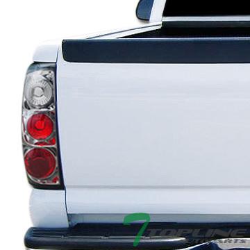 Chrome altezza tail lights rear lamp 1999-2002 silverado/gmc sierra truck cab jy
