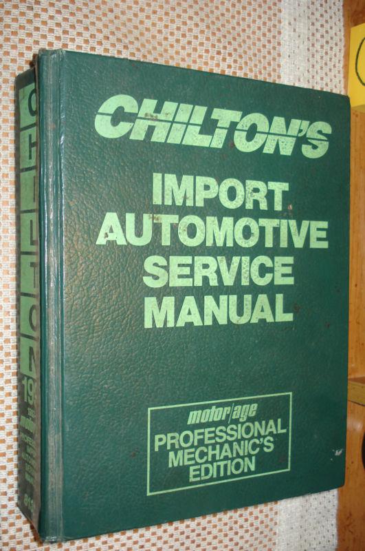 1987-1991 import service manual shop book bmw porsche vw mercedes nissan datsun