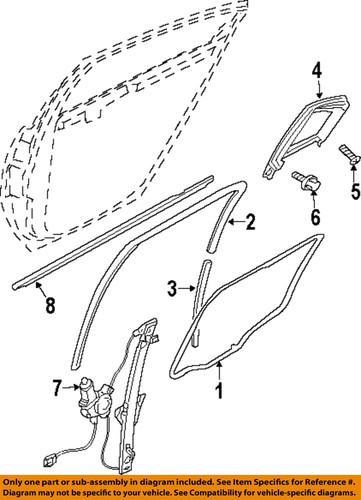 Mitsubishi oem mr599949 power window motor