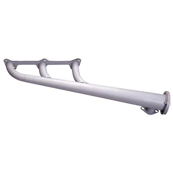 New speedway flathead ford v8 lake style headers, plain steel, 1-3/4" primary