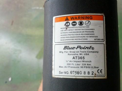 Blue point 3/8 impact, US $10.00, image 3