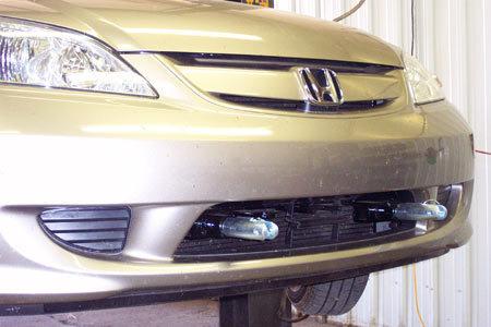 Blue ox bx2236 base plate for honda civic hybrid 03-05