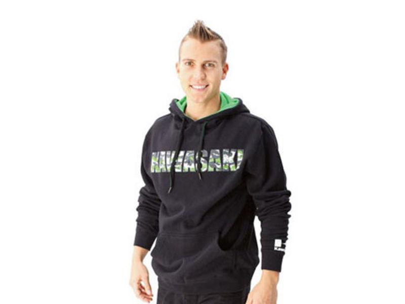 Mens kawasaki camo sweatshirt hoodie 2xl