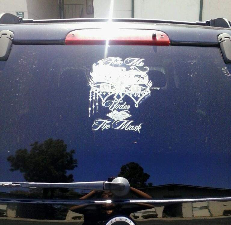 Buy Mask Decal car sticker in National City, California, US, for US 10.00