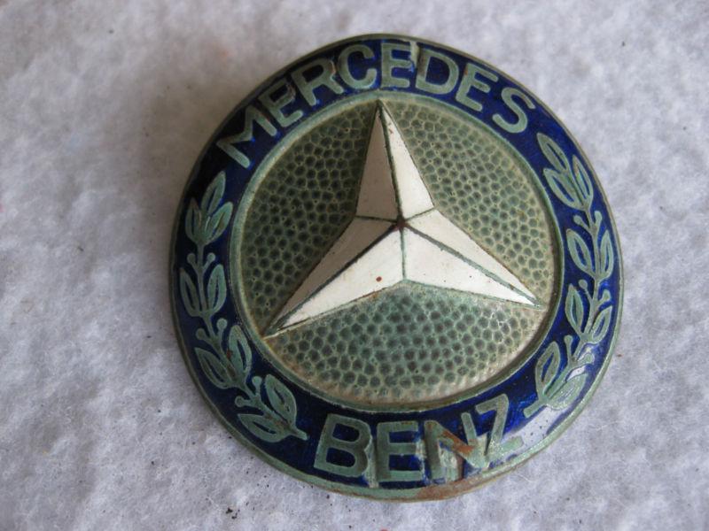 Mercedes benz ponton original pagode grill badge 190/220 vintage!