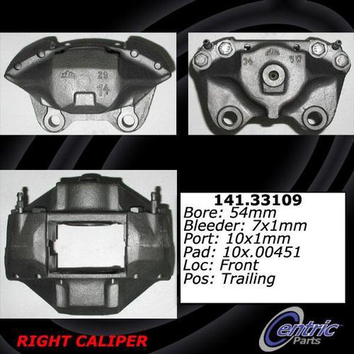 Centric 141.33109 front brake caliper-premium semi-loaded caliper-preferred