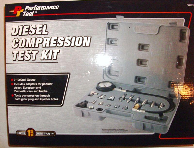 Buy PERFORMANCE TOOL DIESEL COMPRESSION TEST KIT WILMAR W89731 in