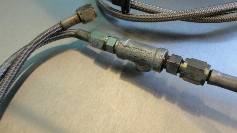 (3) NASCAR -4 Racing Brake Line Stainless Steel Braided Lines Racing 30