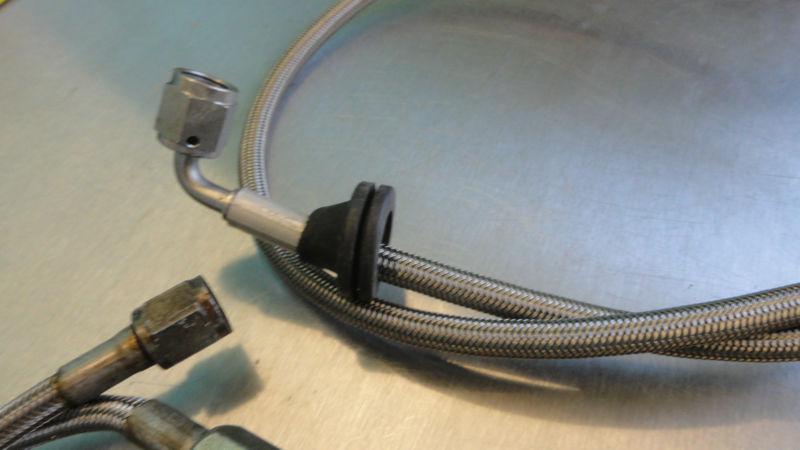 (3) NASCAR -4 Racing Brake Line Stainless Steel Braided Lines Racing 30