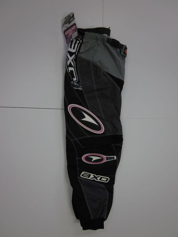 Axo nickle pants -black/pink - jr. women's size 11/12     p/n 1319-33-012