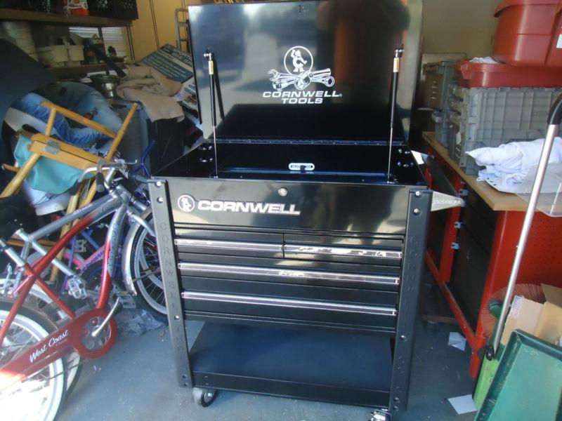 Cornwell tool cart tool box rolling drawers store wrenches sockets ratchets