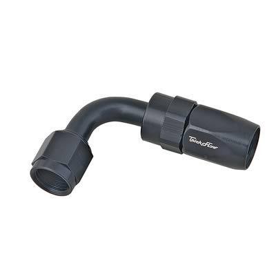 Trick flow 22906 hose end 90 deg -6 an hose to female -6 an aluminum black each