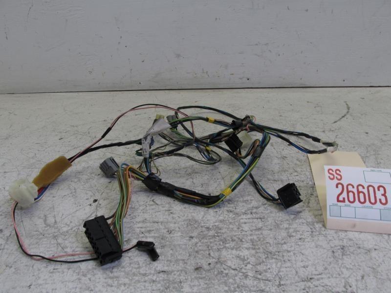 95-97 volvo 850 2.3l turbo bottom rail cable wire wiring harness connector plug