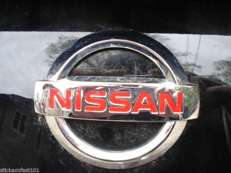 Nissan emblem overlay decal - xterra 08 09 2010 2011 2012 ( aug 08 - present )