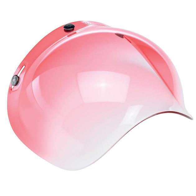 Biltwell Inc. Red Gradient Bubble Shield for 3/4 Helmets Biltwell Bell Fulmer, US $24.95, image 2