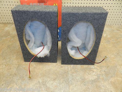 Sound quest 69hbg unloaded single 6" x 9" hatchback style speaker boxes pair