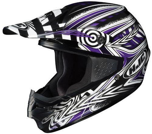 New hjc charge csmx helmet, purple/black, med/md