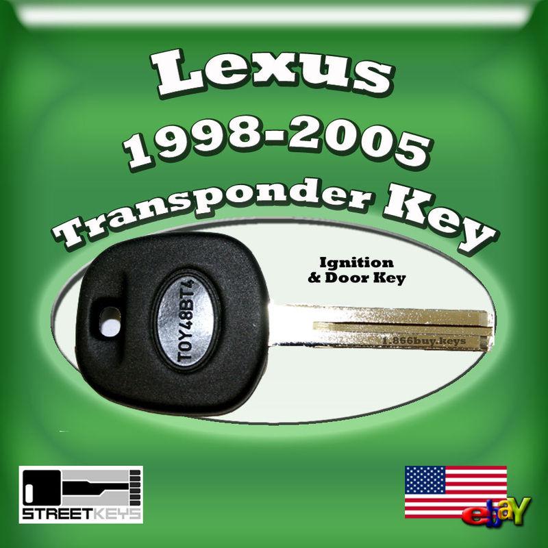 Buy Lexus Transponder Ignition Door Key Blank 98 99 00 01 02 03 04 05