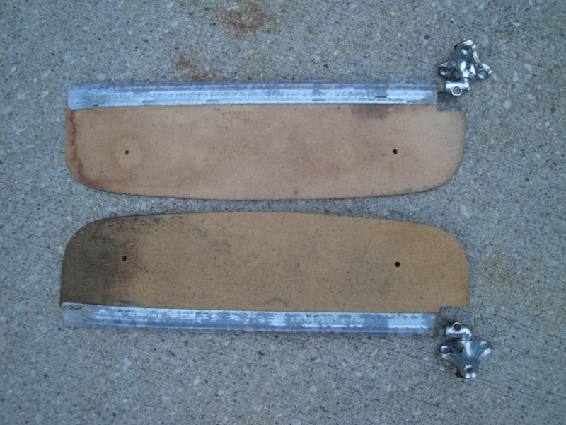 49 50 51 52 53 54 chevy interior sun visors pontiac fleetline coupe sedan 