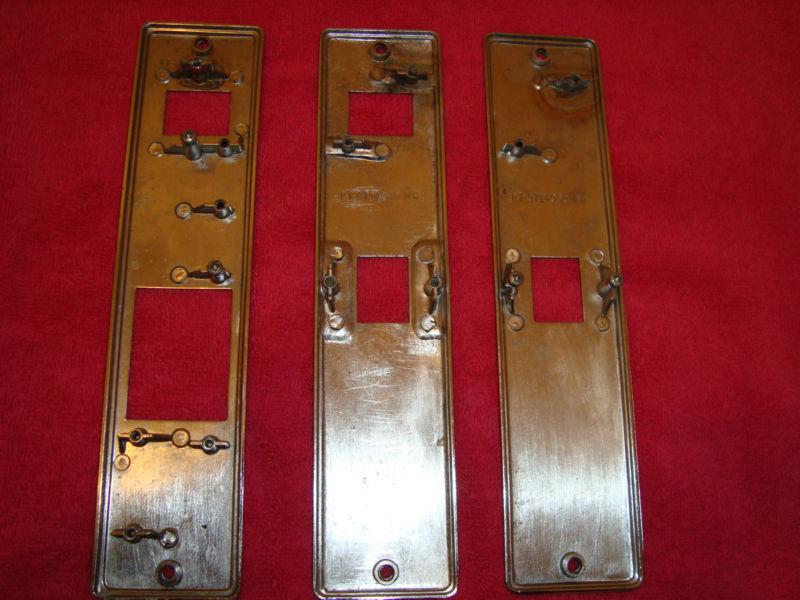 1968 Cadillac Sedan DeVille /Fleetwood door window control fascia's (3 only), US $15.00, image 3