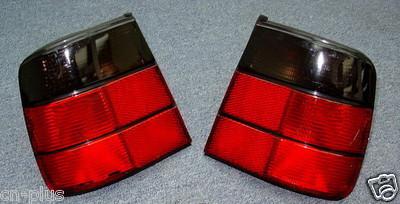 Oe 89-95 bmw e34 m5 540i 535i 530i 525i smoke red corner tail brake lights lamps