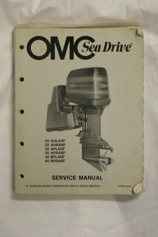 Omc sea drive service manual part #507763