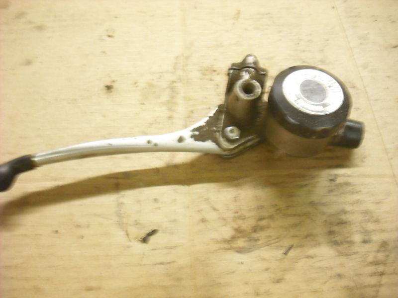 1974 honda cb 360 t cb360t front brake master cylinder reservoir clamp lever