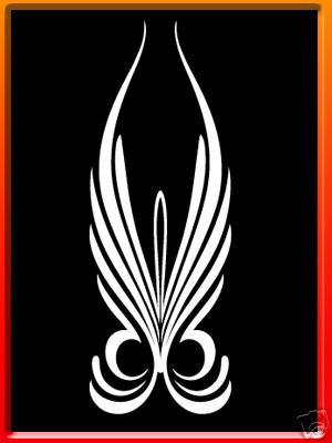 Old school pinstriping decal-custom culture-von dutch 