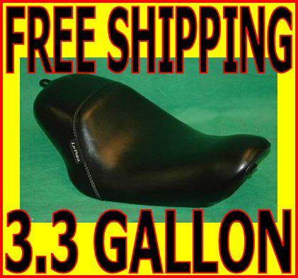 Le pera bare bones smooth solo seat 07-2014 harley sportster xl 3.3 gallon tank