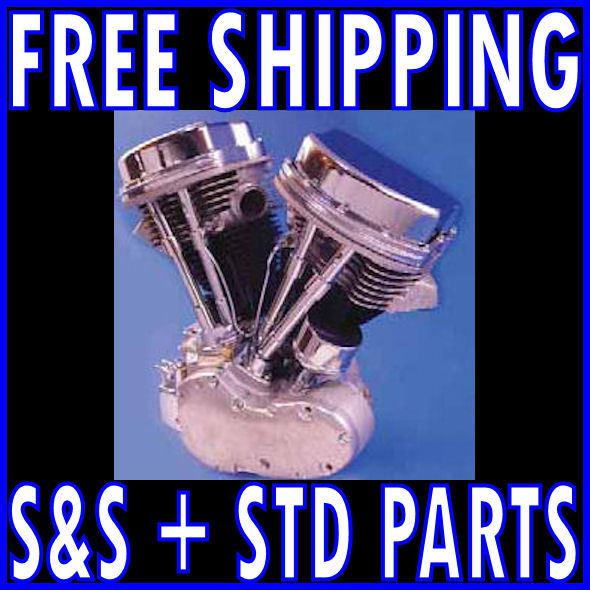 Buy S/S CASES PANHEAD 74" OR 80" FLH ENGINE MOTOR 19631969 HARLEY DAVIDSON in Zieglerville