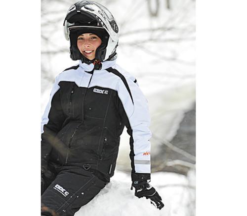 Snowmobile CKX Float Suit Jacket Bibs Women Coat Pants Medium BLK/White Floating, US $169.50, image 4